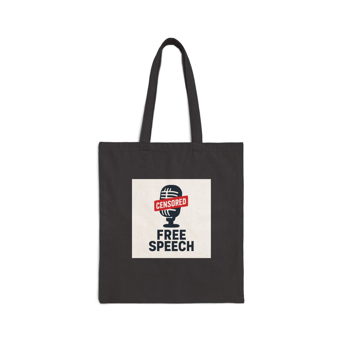 Bold Statement Cotton Tote Bag, Eco-Friendly Shopper, Reusable Grocery Bag, Protest Tote, Gift for Activists