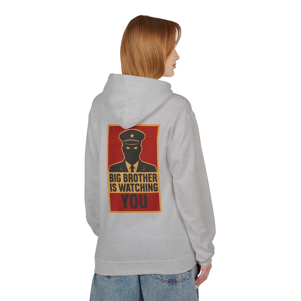 Big Brother Is Watching You Hoodie - Unisex Fleece Sweatshirt, Cozy Gift for Fans of Dystopian Literature, Statement Apparel