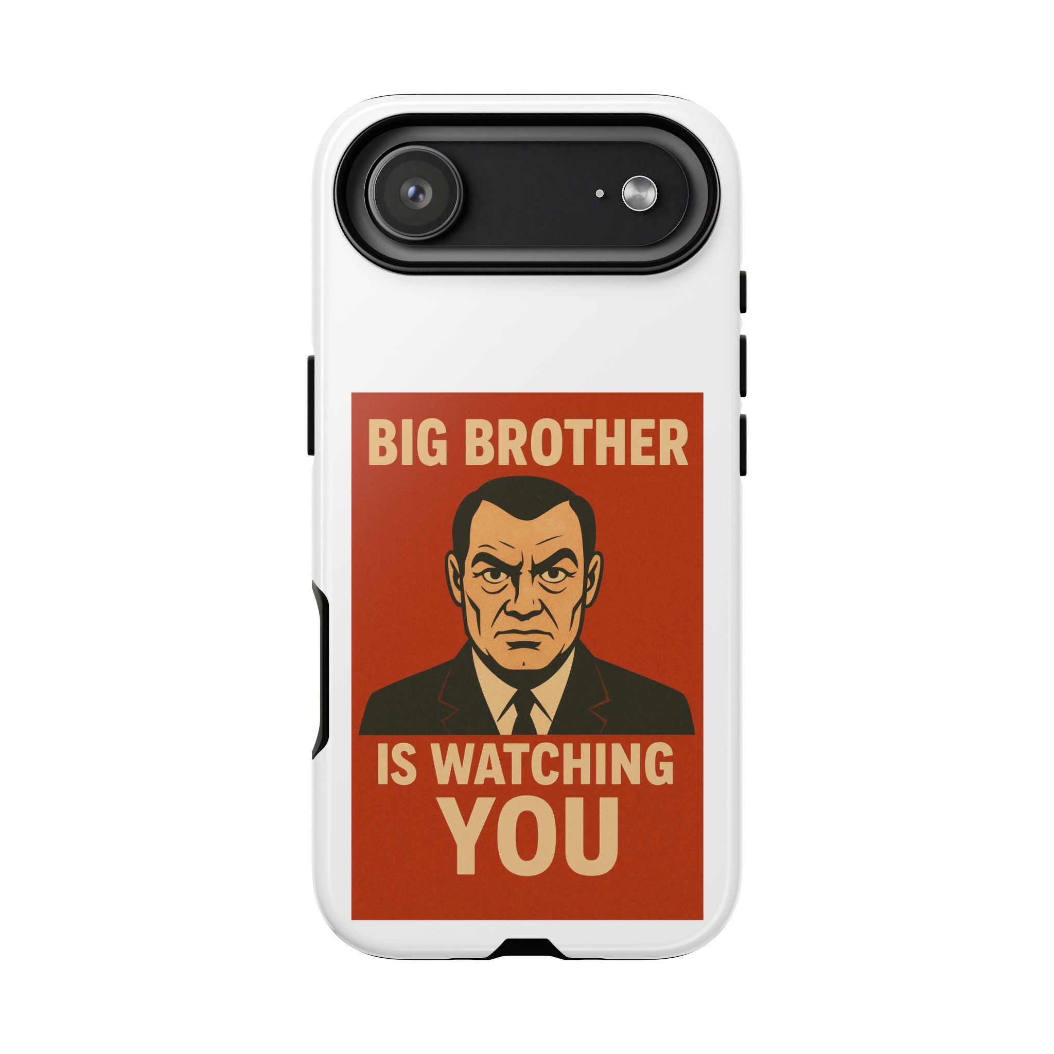Phone Case - Big Brother Is Watching You, Vintage Style Case, Pop Culture Accessory, Unique Gift for Him or Her, Halloween Decor