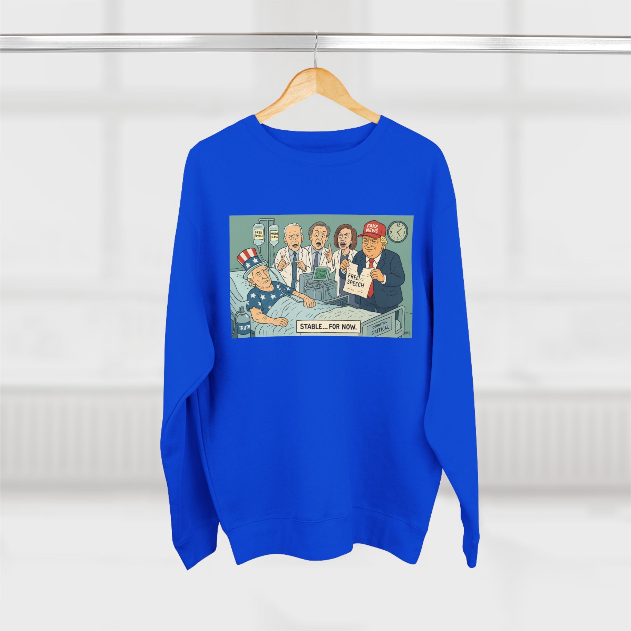 Vintage Humor Crewneck Sweatshirt | Funny Gift for Dads, Graphic Sweater for Family Gatherings, Casual Wear, Birthday Present