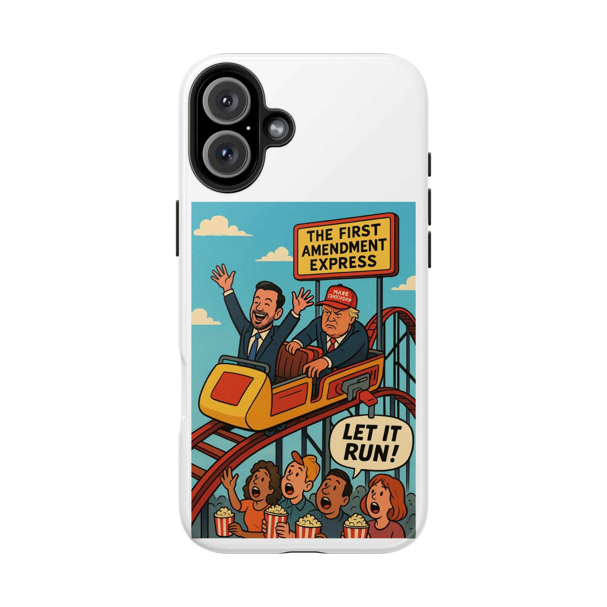 Humorous Roller Coaster Phone Case, Tough Phone Case for Fun-Loving Adults, Gifts for Theme Park Enthusiasts, Unique Tech Accessories, [...]