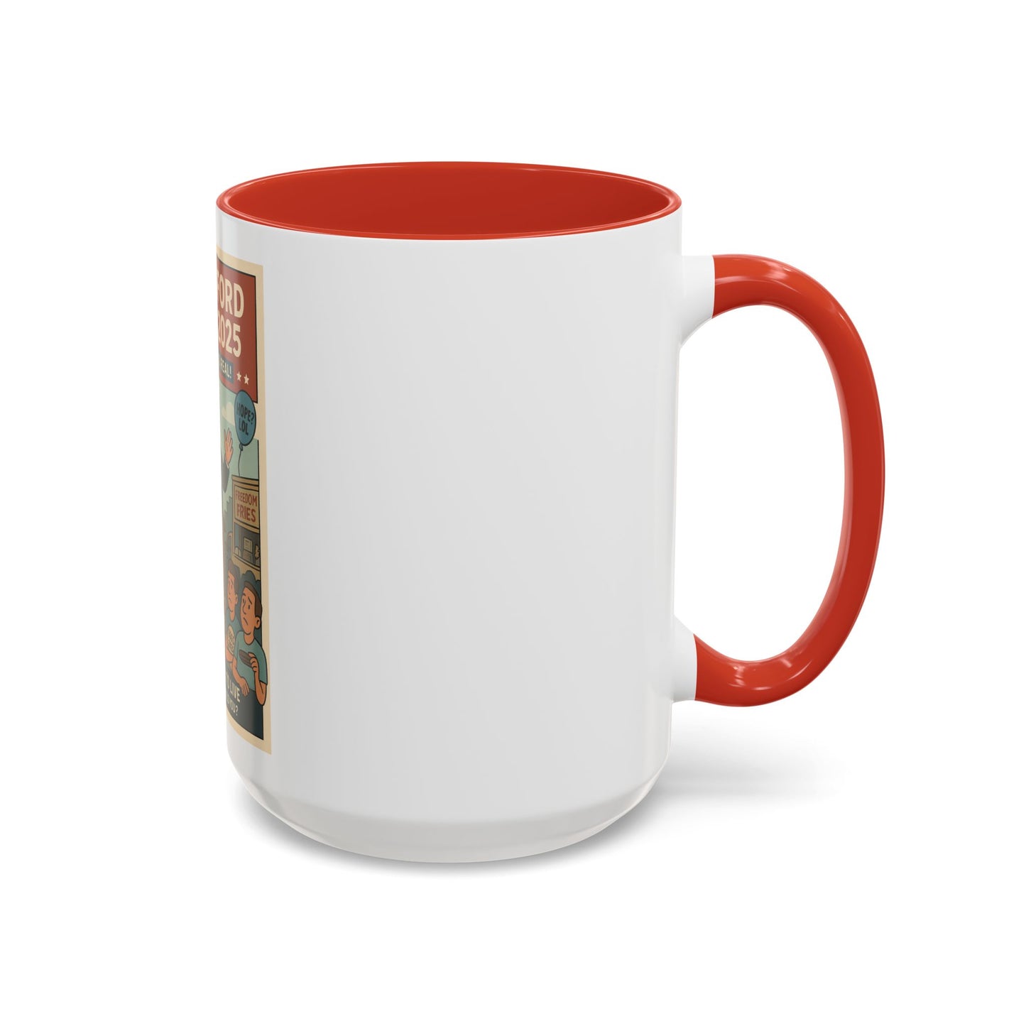 Retro-Inspired Accent Coffee Mug, Funny Gift for Coffee Lovers, Unique Kitchen Decor, Humorous Mug for 2025, Perfect for Birthdays & [...]