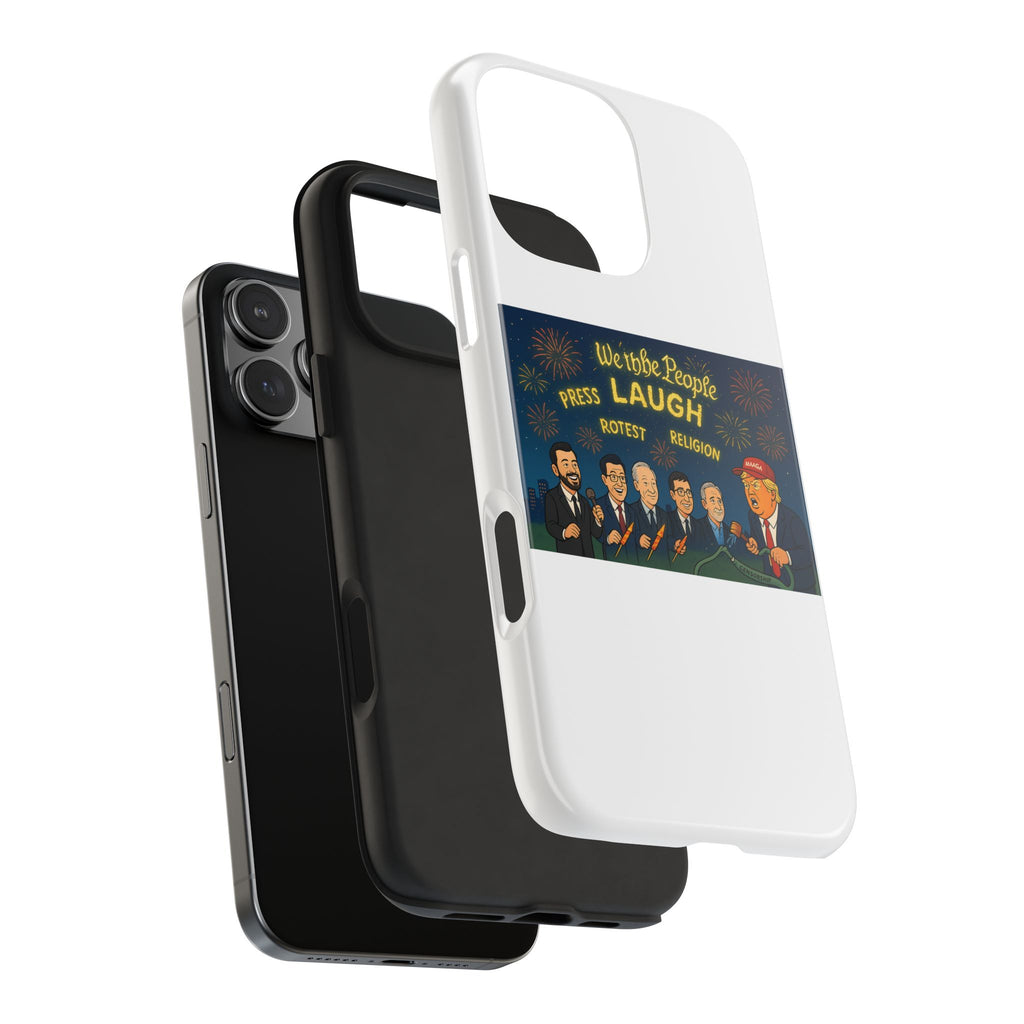 Bold Cancellation Tough Phone Cases, Political Statement Case, Funny Protest Case, Gift for Activists, Unique Phone Cover