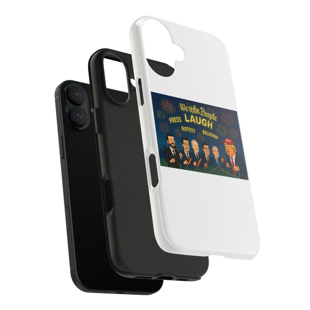 Bold Cancellation Tough Phone Cases, Political Statement Case, Funny Protest Case, Gift for Activists, Unique Phone Cover