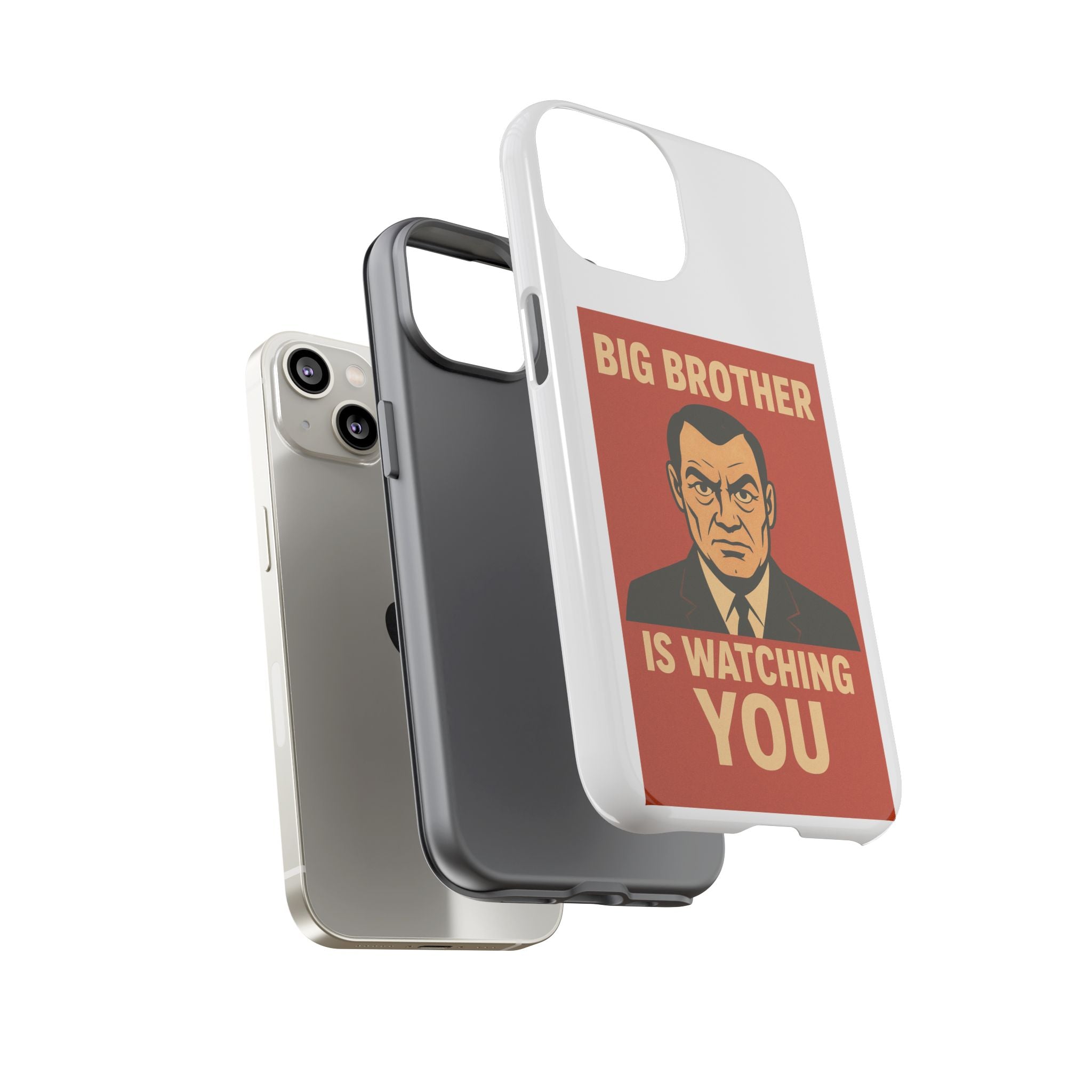 Phone Case - Big Brother Is Watching You, Vintage Style Case, Pop Culture Accessory, Unique Gift for Him or Her, Halloween Decor