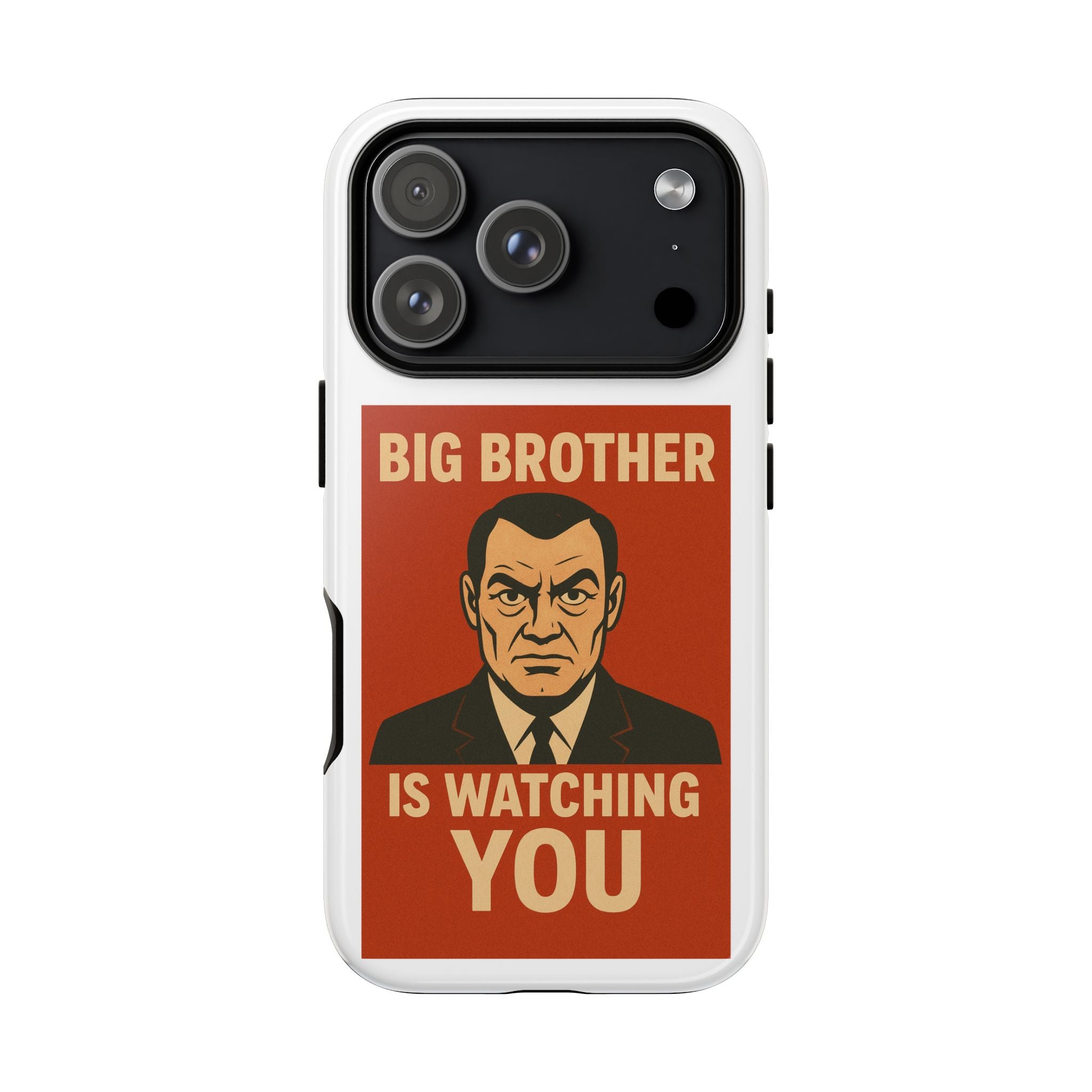 Phone Case - Big Brother Is Watching You, Vintage Style Case, Pop Culture Accessory, Unique Gift for Him or Her, Halloween Decor