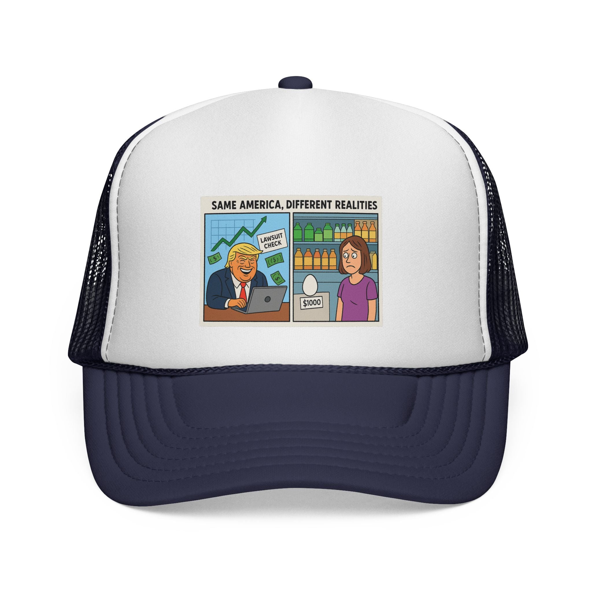 Funny Political Trucker Caps - Humorous Gift for Political Enthusiasts, Unique Accessories for Holidays, Birthday Gift, Casual Wear