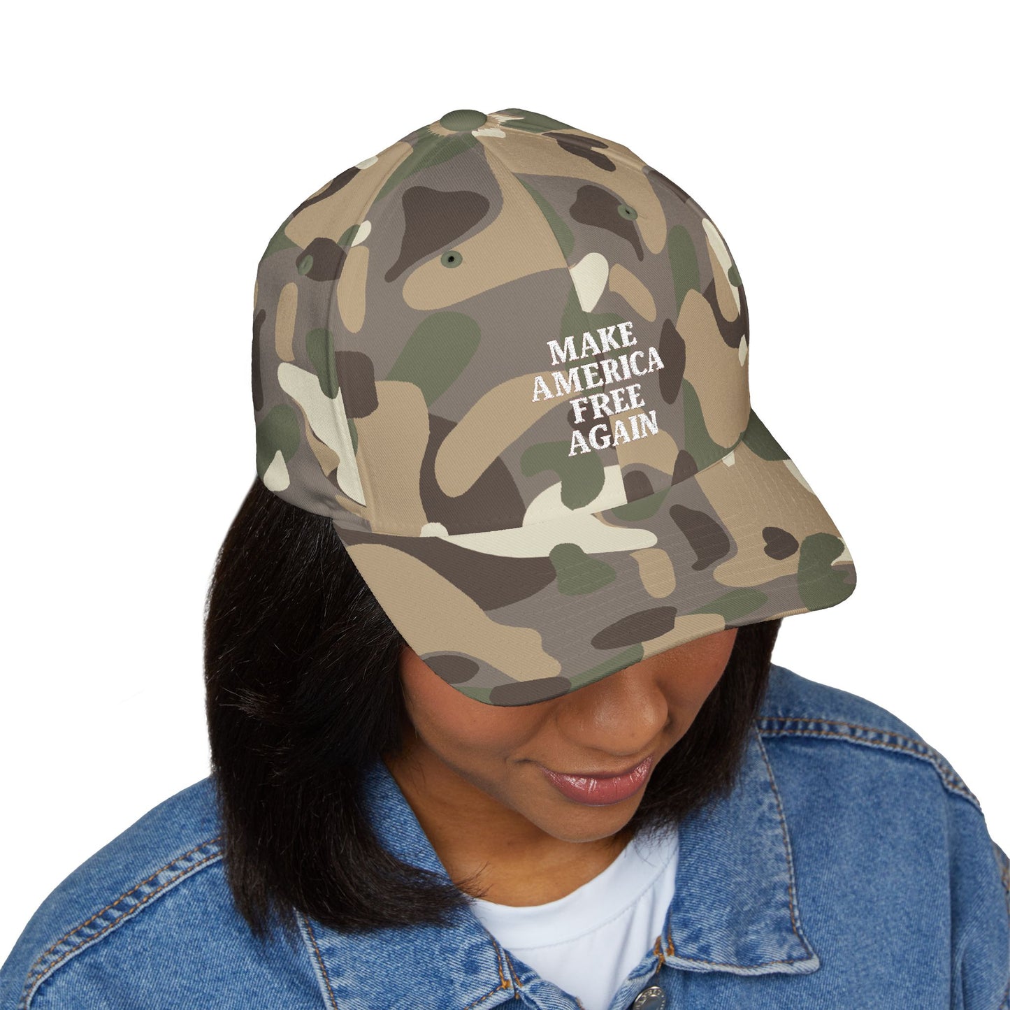 Embroidered Baseball Cap - Make America Free Again, Adjustable Hat for Events, Gifts, Outdoor Activities, Fashion