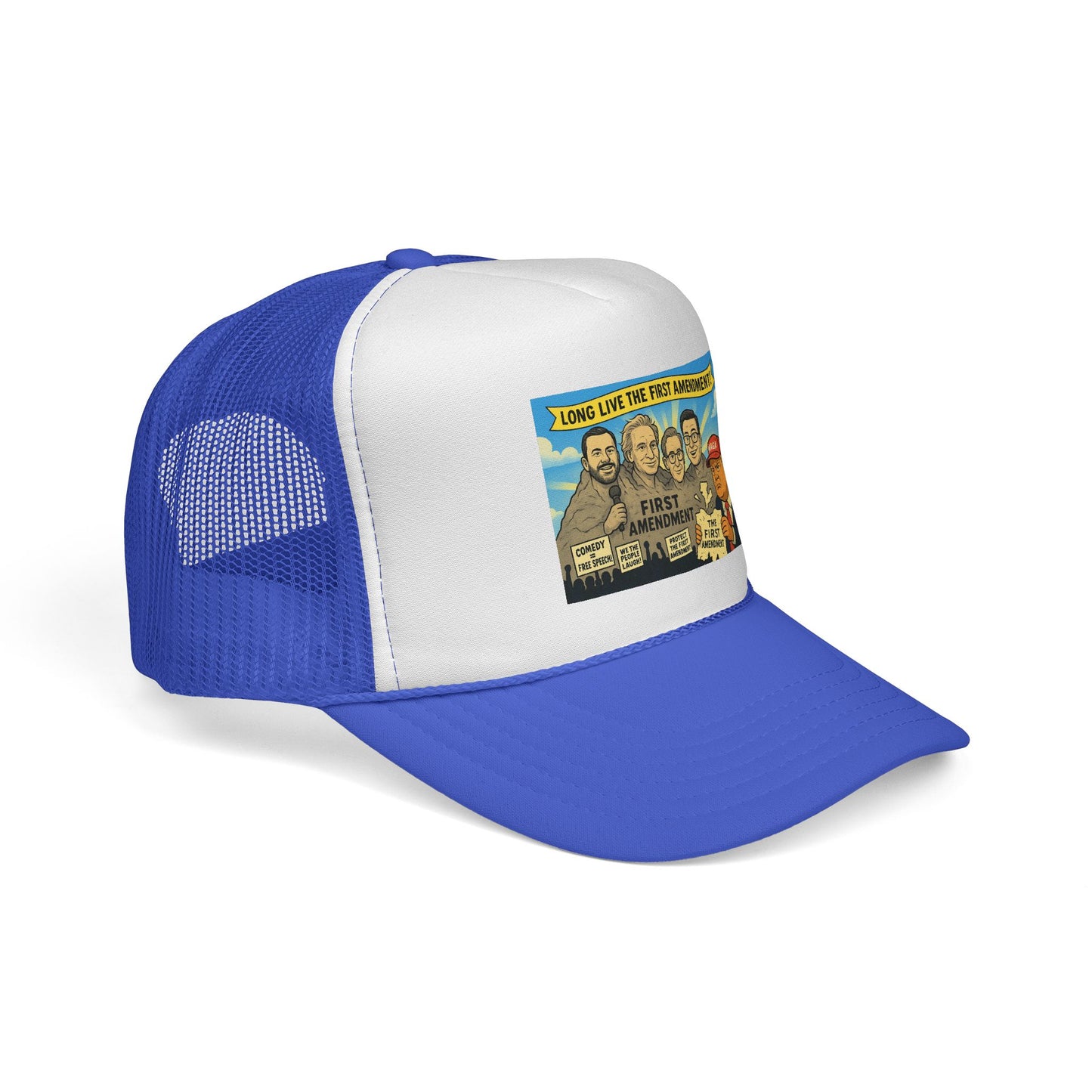 First Amendment Trucker Cap – Fun, Vintage Style Hat for Freedom Lovers, Patriotic Gift, Outdoor Adventures, Unique Conversation Starter