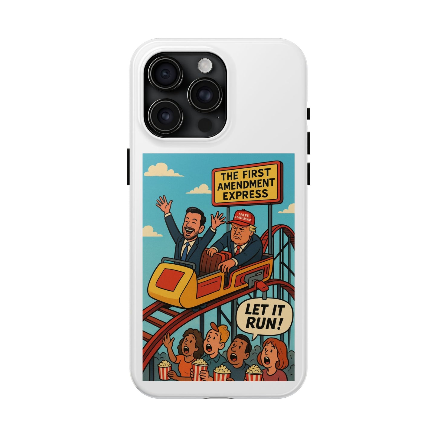 Humorous Roller Coaster Phone Case, Tough Phone Case for Fun-Loving Adults, Gifts for Theme Park Enthusiasts, Unique Tech Accessories, [...]
