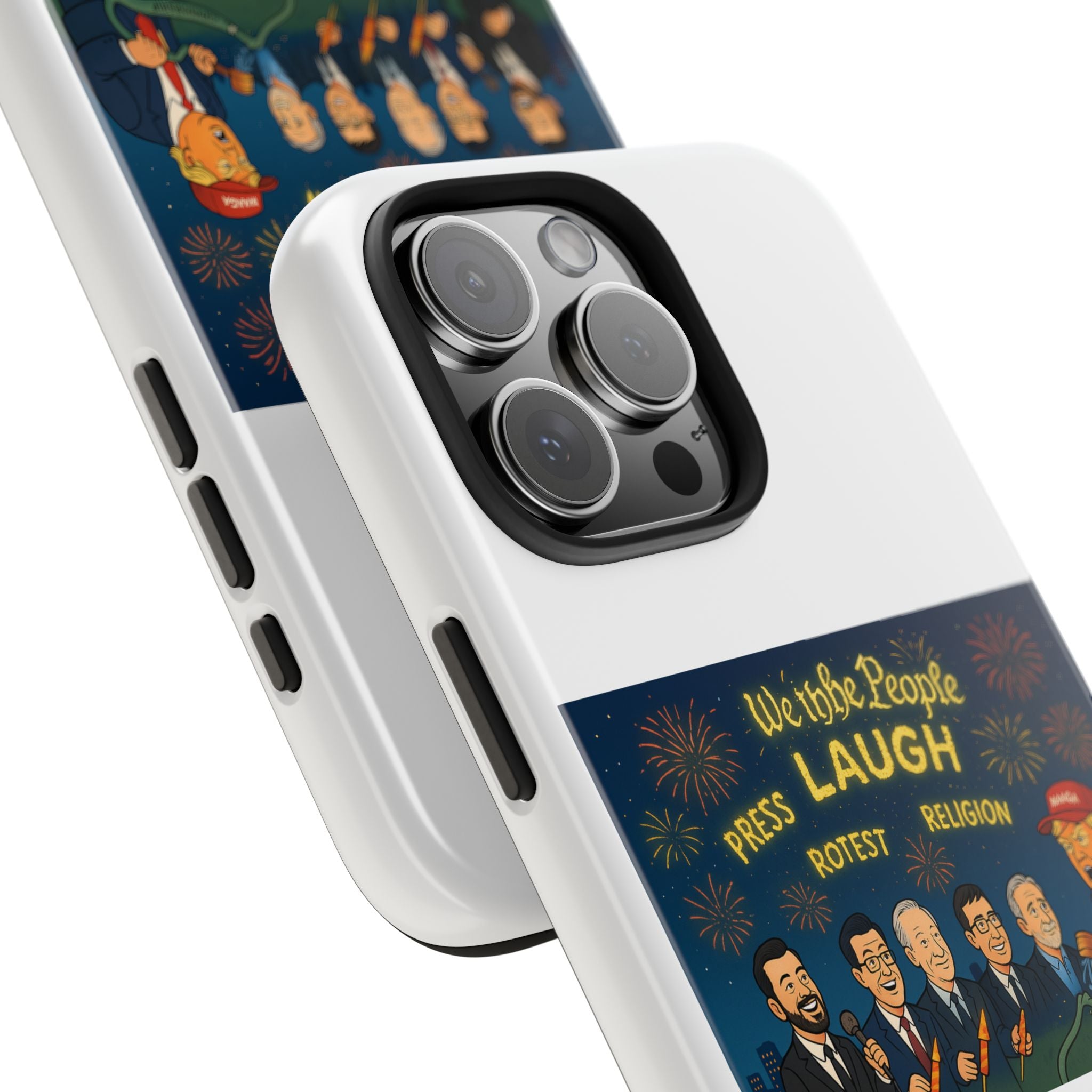 Bold Cancellation Tough Phone Cases, Political Statement Case, Funny Protest Case, Gift for Activists, Unique Phone Cover