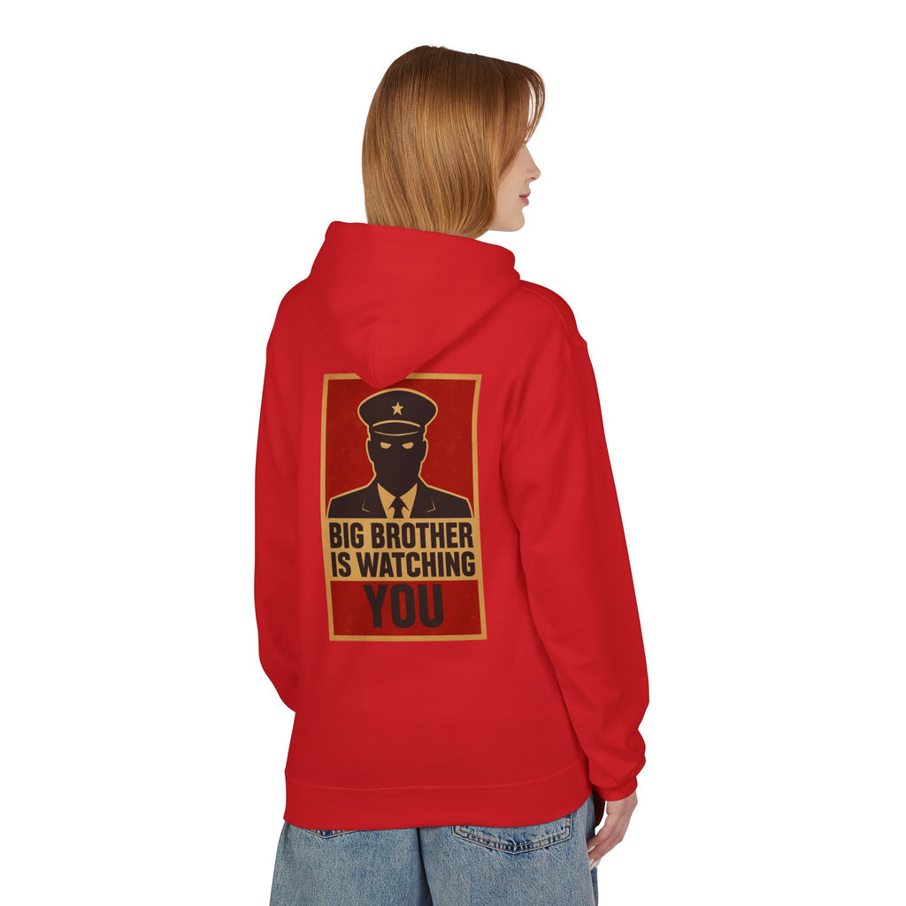 Big Brother Is Watching You Hoodie - Unisex Fleece Sweatshirt, Cozy Gift for Fans of Dystopian Literature, Statement Apparel