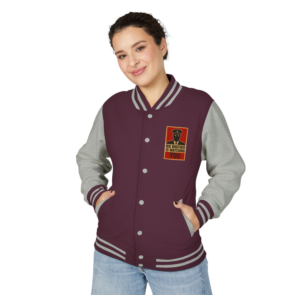 Unisex Heavyweight Letterman Jacket: Retro Style, Cozy Layer, Perfect for Game Day, Gift for Sports Fans, Streetwear Essentials