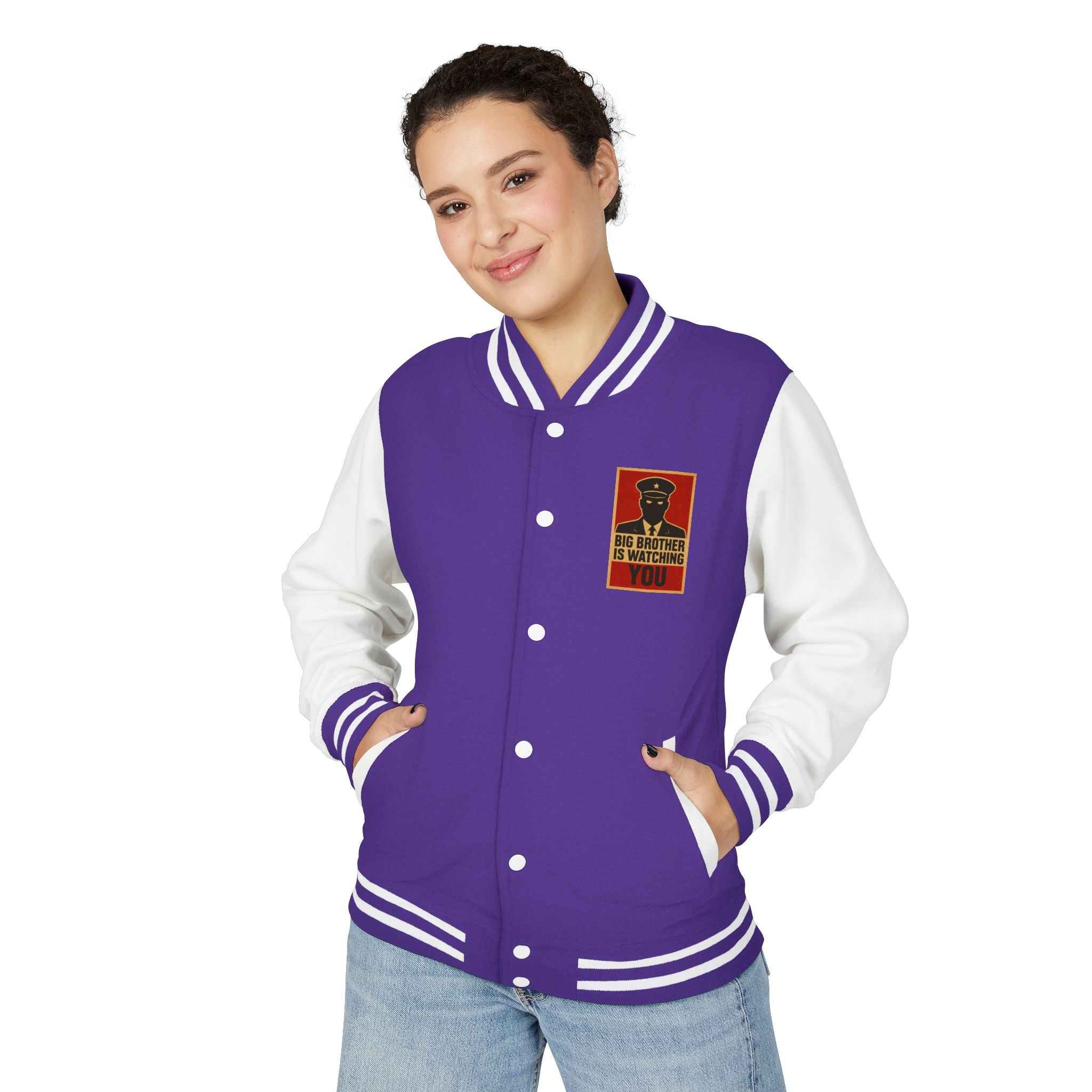 Unisex Heavyweight Letterman Jacket: Retro Style, Cozy Layer, Perfect for Game Day, Gift for Sports Fans, Streetwear Essentials