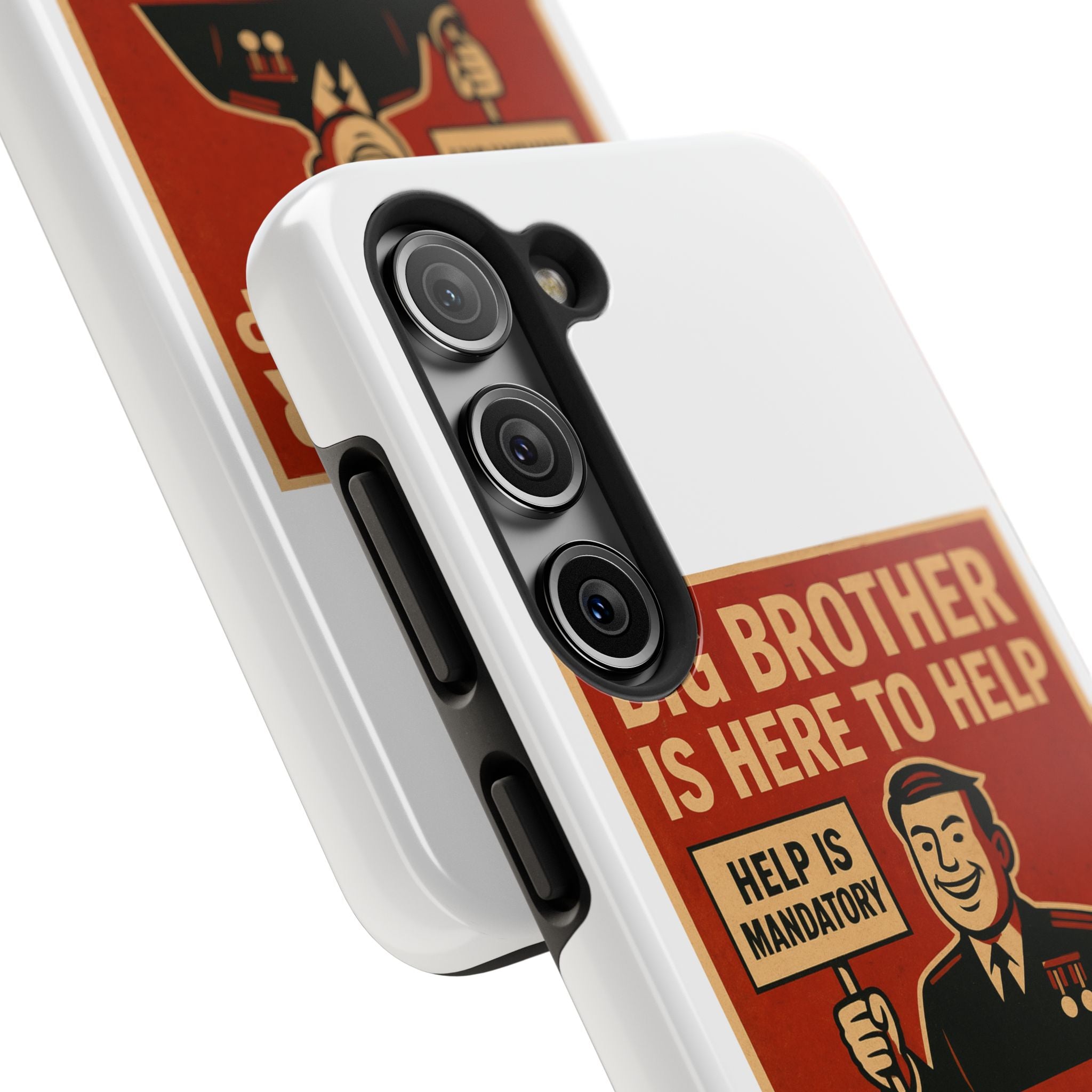 Vintage Big Brother Phone Case, Tough Phone Cases, Retro Tech Accessories, Gift for Sibling, Geeky Gifts, Quirky Phone Cover