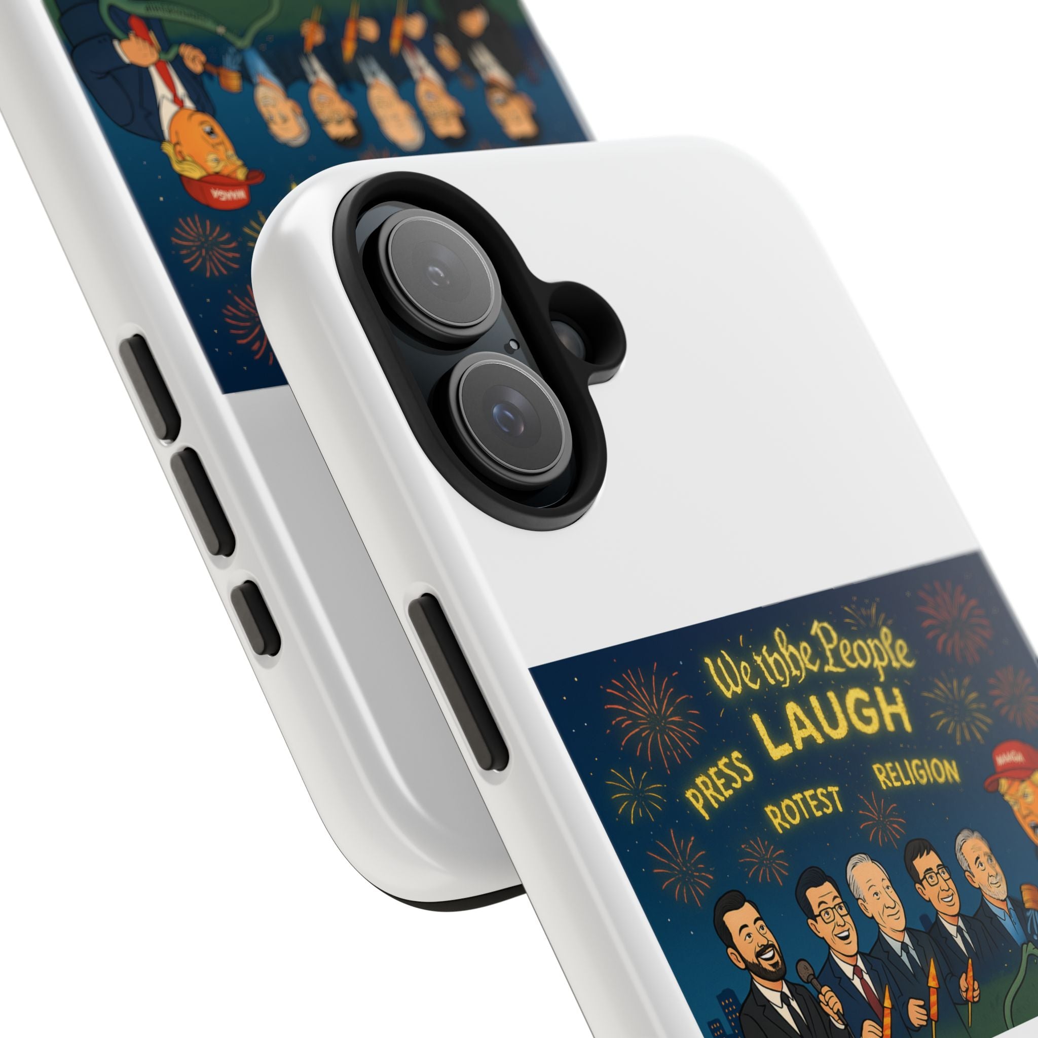 Bold Cancellation Tough Phone Cases, Political Statement Case, Funny Protest Case, Gift for Activists, Unique Phone Cover