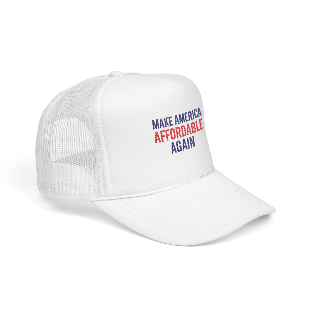 Embroidered Foam Trucker Hat - Make America Affordable Again, Adjustable Hat, Outdoor Fashion, Gift for Friends, Political Statement [...]
