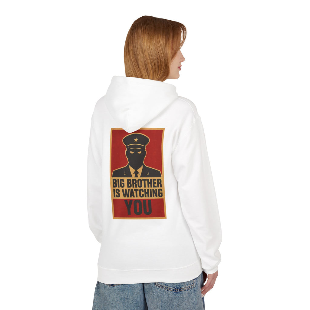 Big Brother Is Watching You Hoodie - Unisex Fleece Sweatshirt, Cozy Gift for Fans of Dystopian Literature, Statement Apparel