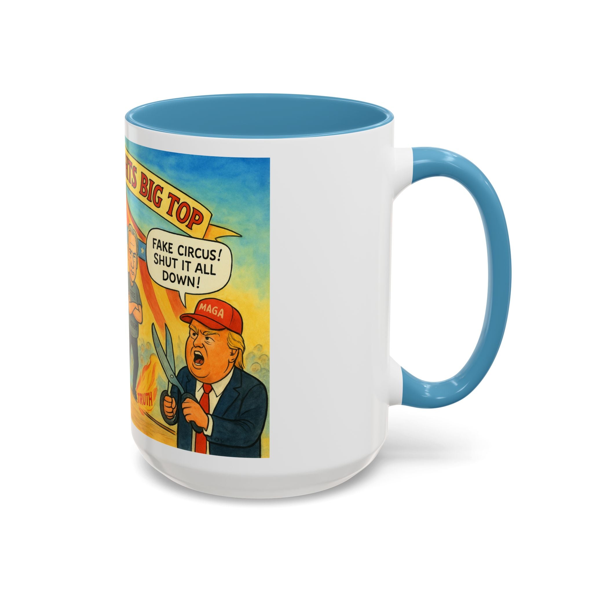 Political Statement Coffee Mug with Fun Design for Activists, Great Gift for Birthdays, Holidays, Office Humor, Collectors