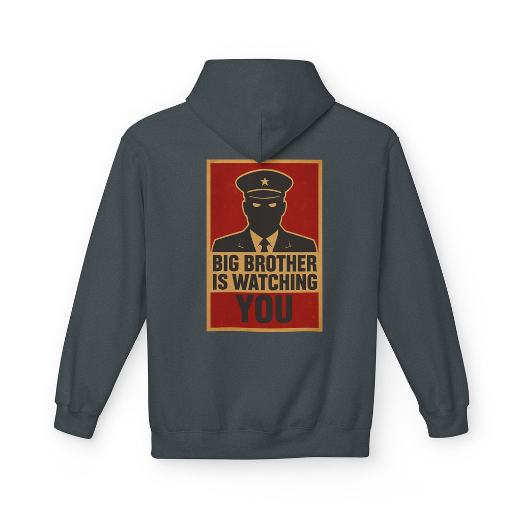 Big Brother Is Watching You Hoodie - Unisex Fleece Sweatshirt, Cozy Gift for Fans of Dystopian Literature, Statement Apparel