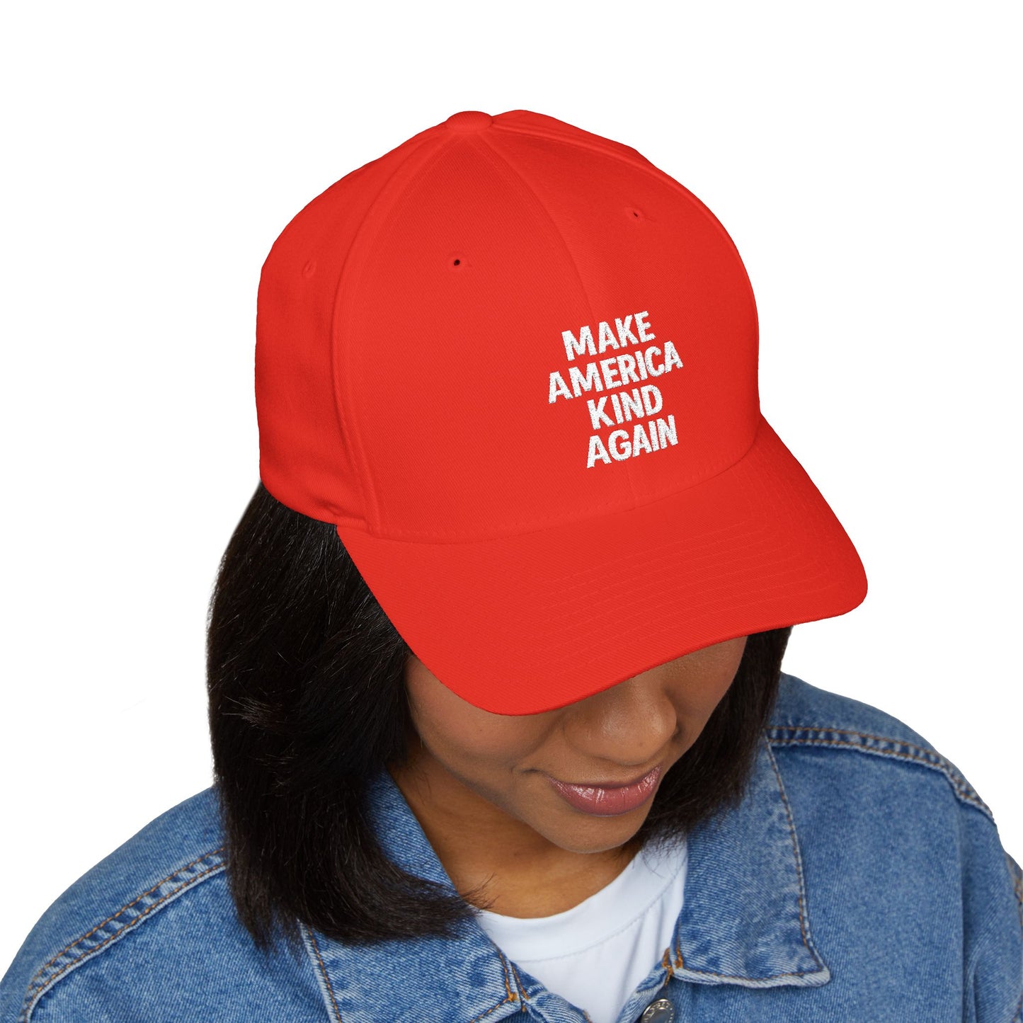 Embroidered Cap, Make America Kind Again Hat, Casual Summer Accessory, Gift for Friends, Adjustable Baseball Cap