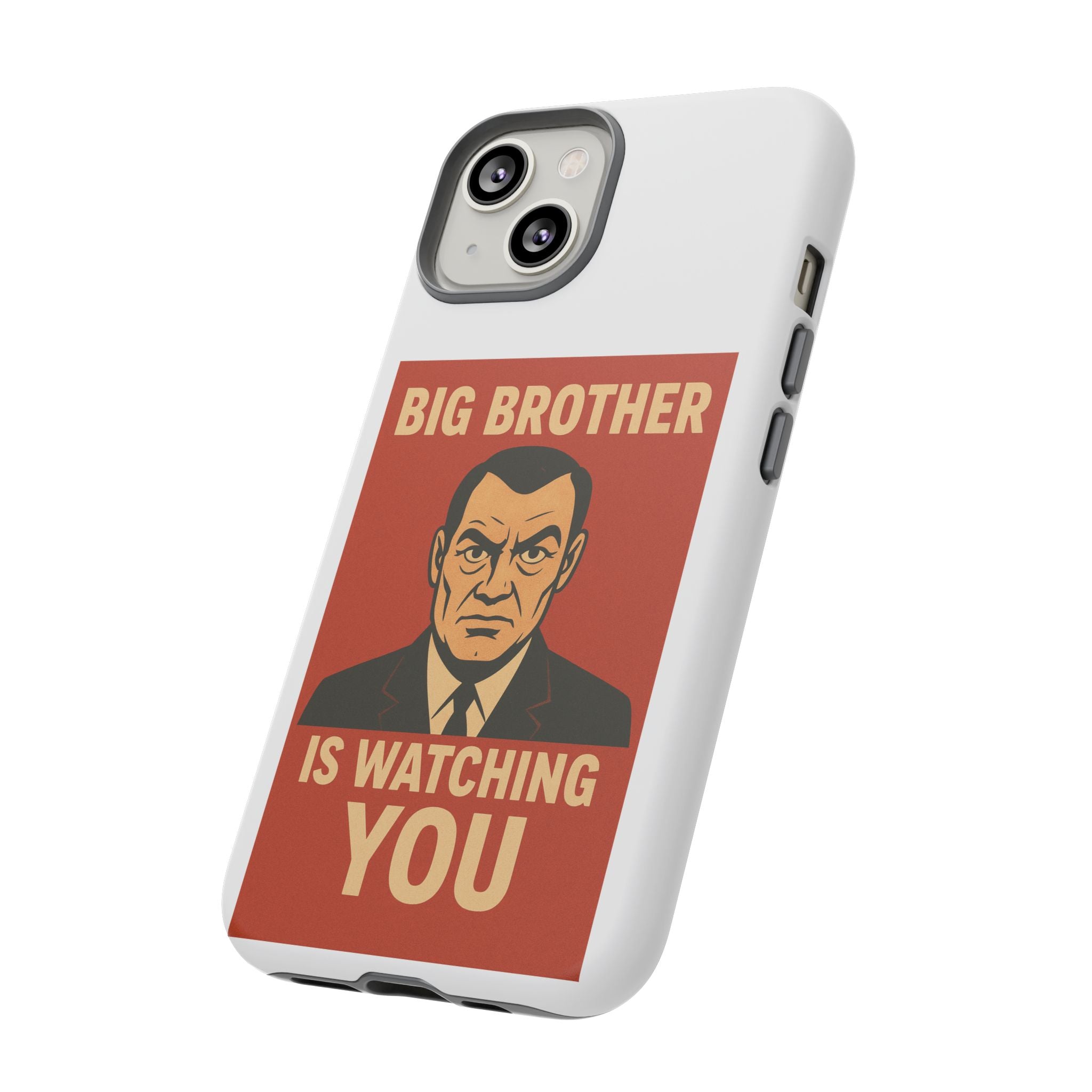 Phone Case - Big Brother Is Watching You, Vintage Style Case, Pop Culture Accessory, Unique Gift for Him or Her, Halloween Decor