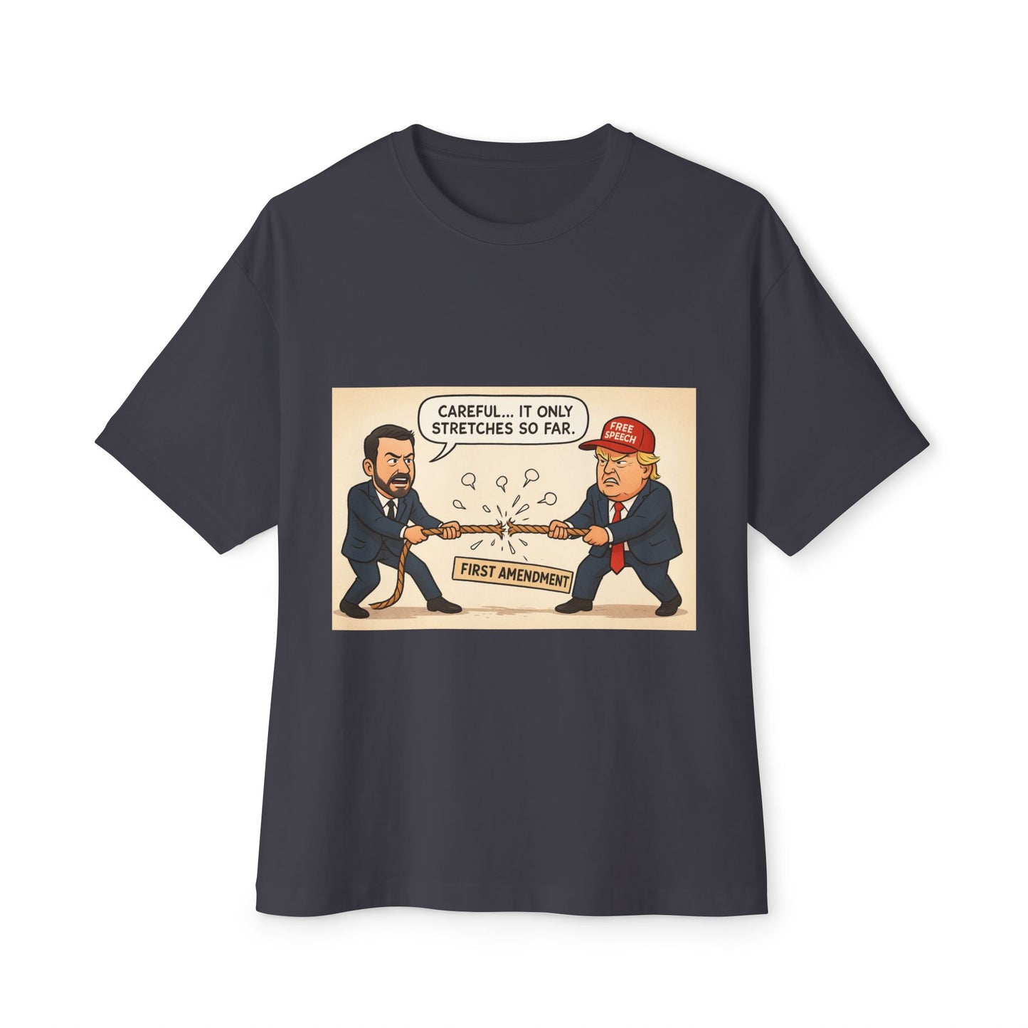 political humor Unisex Oversized Boxy Tee