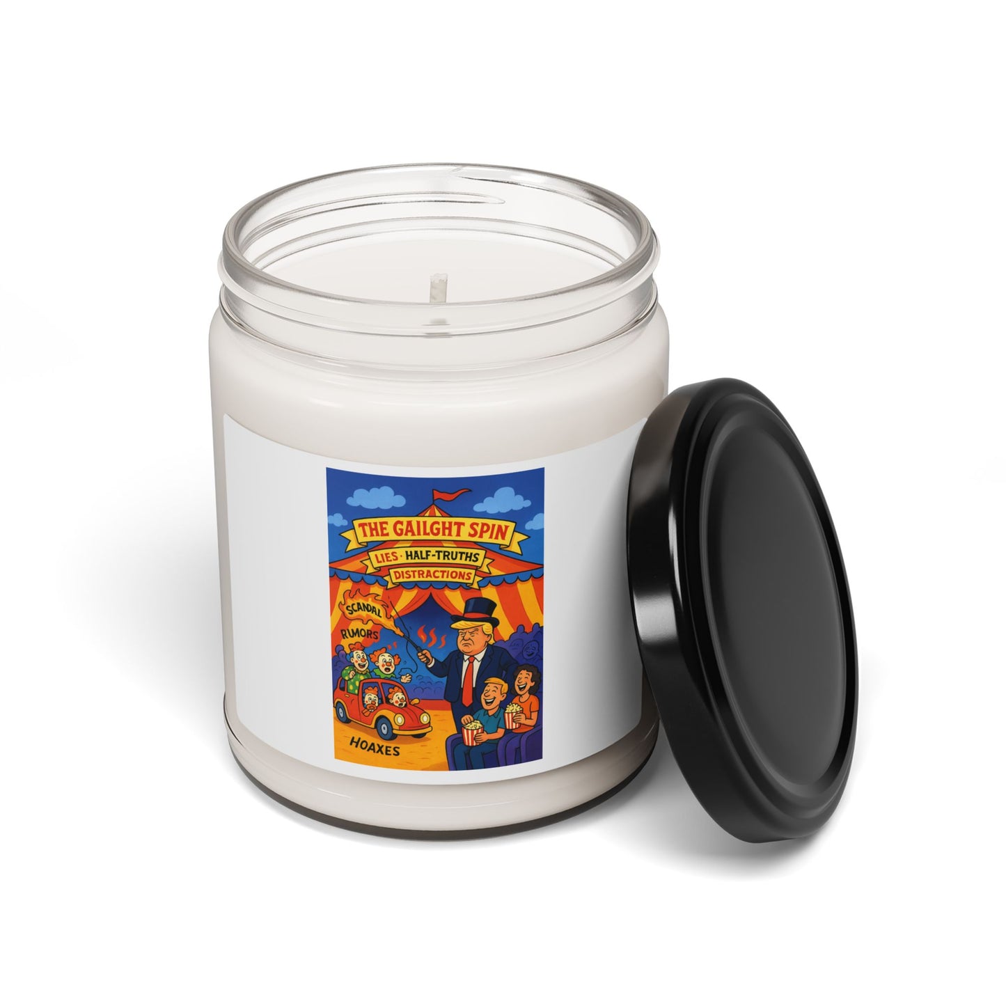 Fun Carnival-Themed Scented Soy Candle, Aromatherapy Gift, Cozy Home Decor, Party Favor, Relaxation Candle