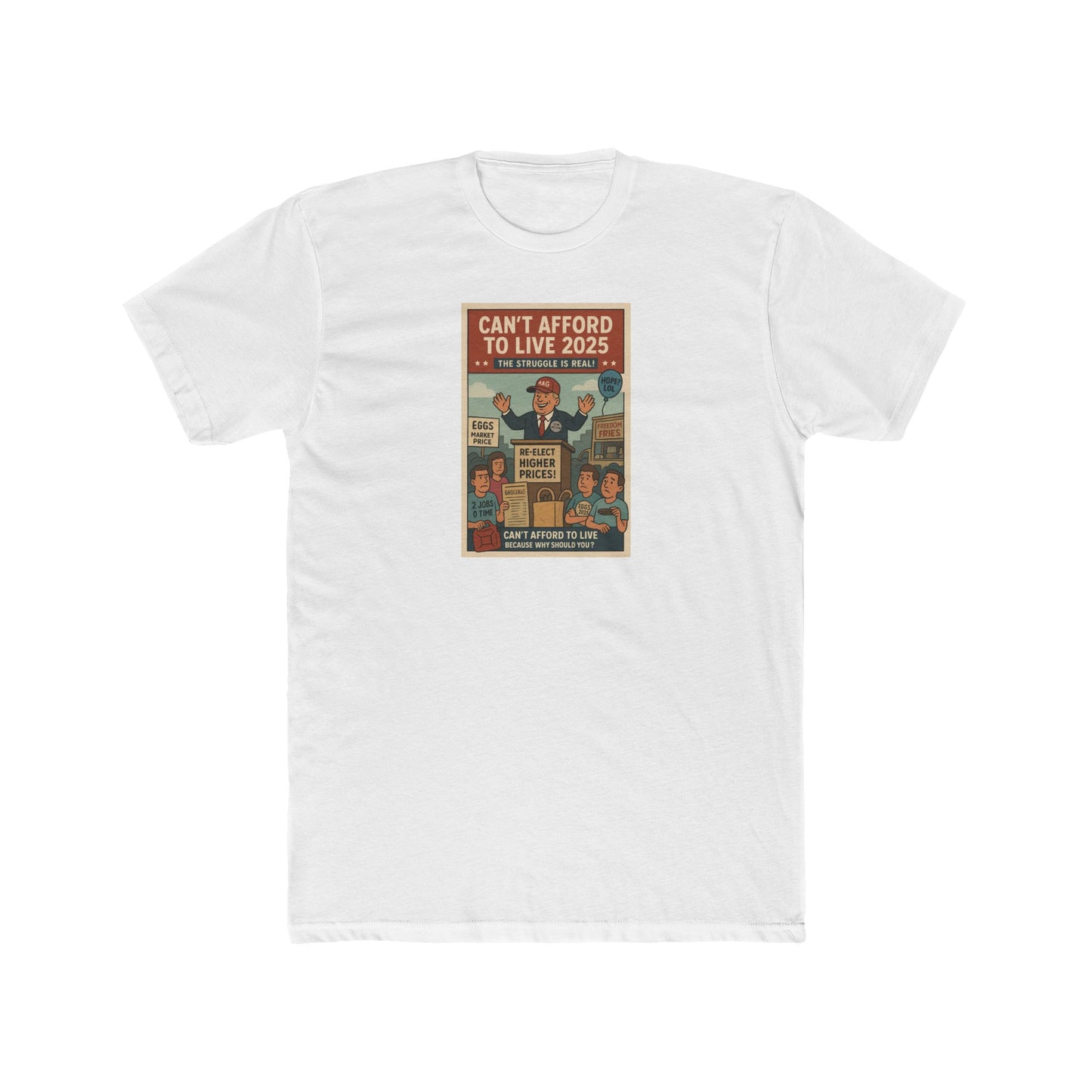 Protest Themed Unisex Crew Tee | 2025 Activism Shirt, Graphic Tee for Social Justice, Casual Wear, Gift for Advocates