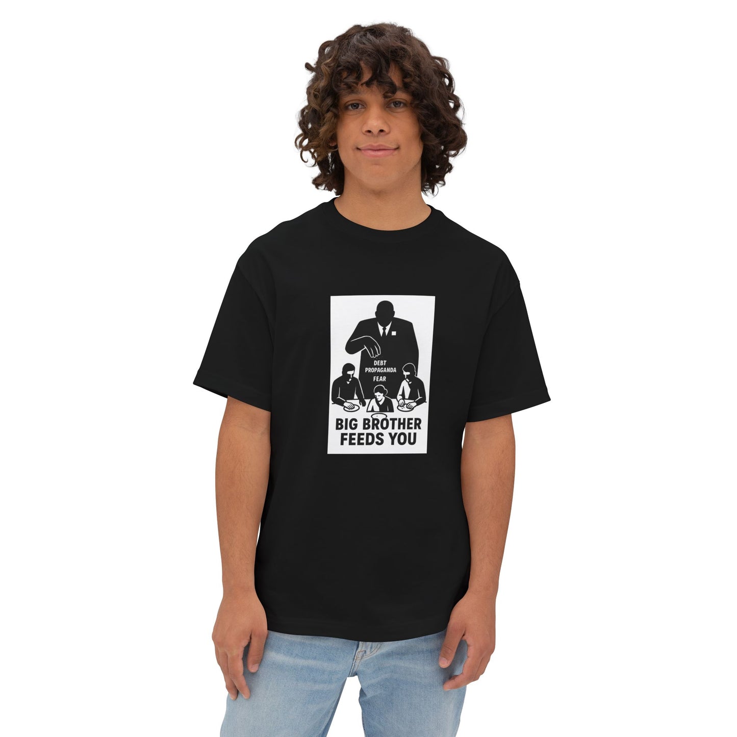 Unisex Oversized Boxy Tee - Fake News Veteran Tee, Casual Graphic T-Shirt, Streetwear, Gift for Friends, Unique Statement Shirt