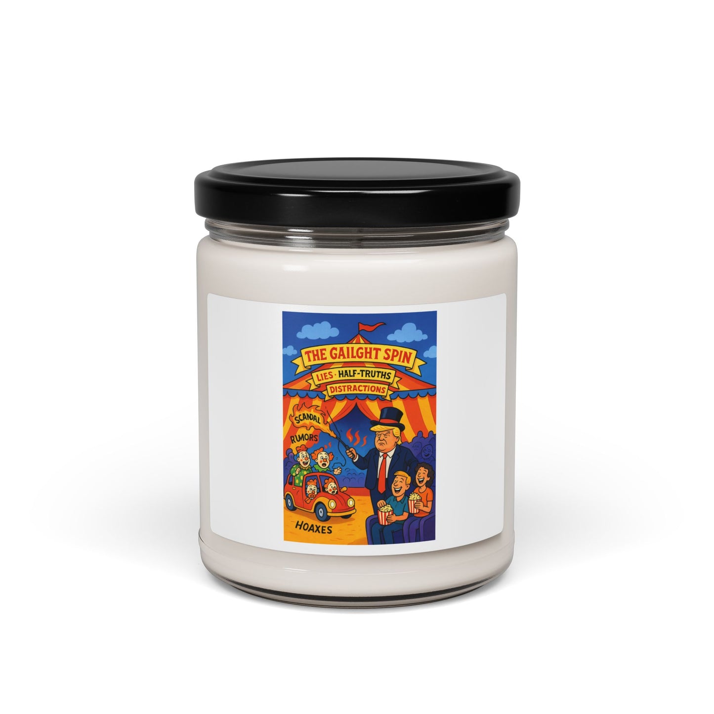 Fun Carnival-Themed Scented Soy Candle, Aromatherapy Gift, Cozy Home Decor, Party Favor, Relaxation Candle