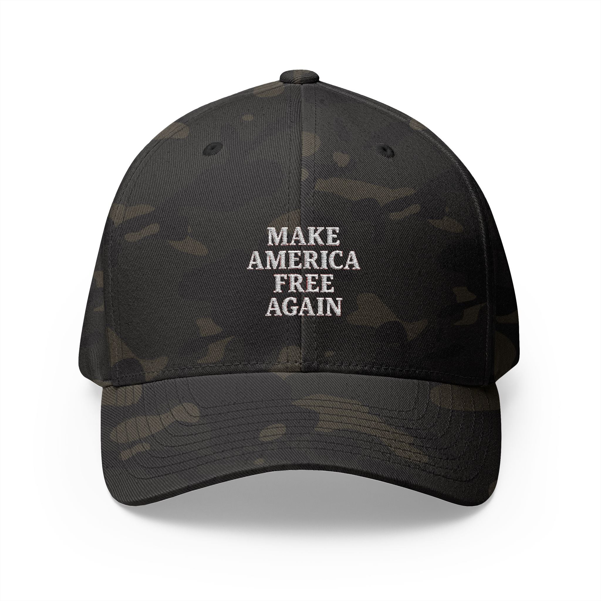 Embroidered Baseball Cap - Make America Free Again, Adjustable Hat for Events, Gifts, Outdoor Activities, Fashion