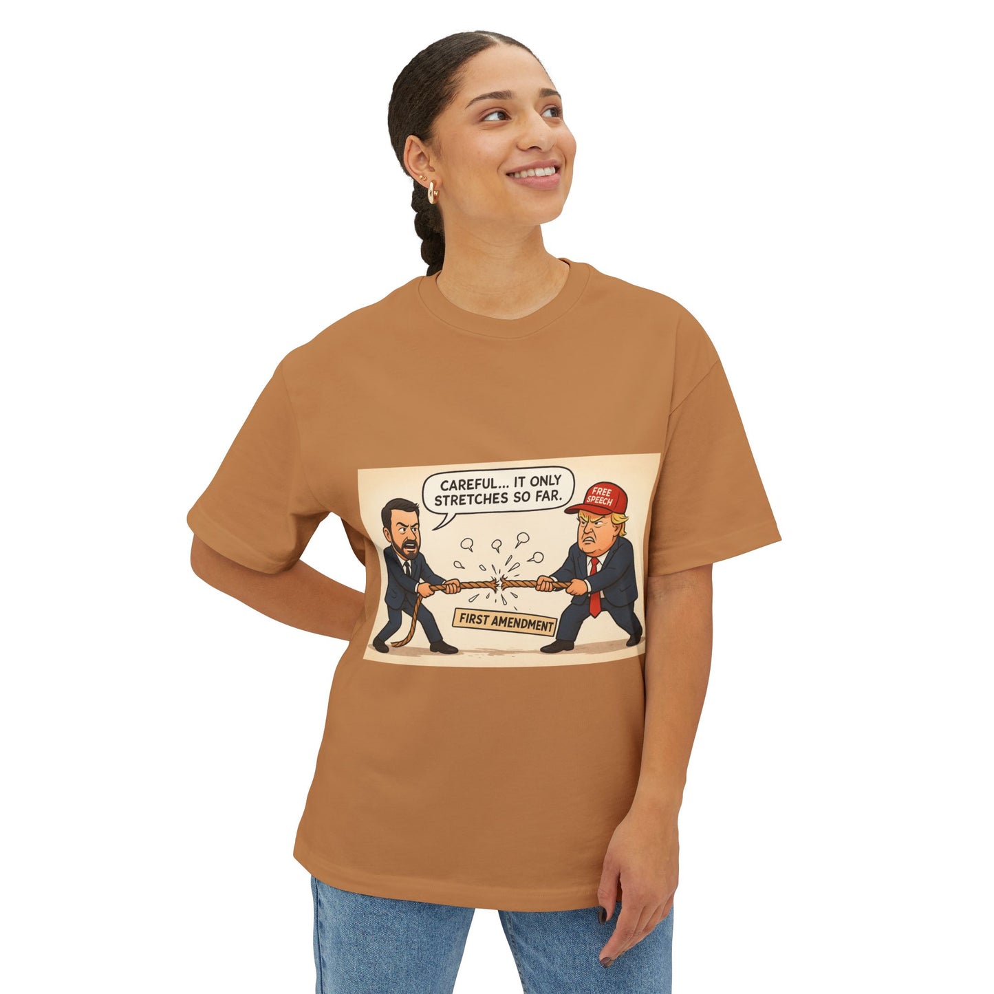 political humor Unisex Oversized Boxy Tee