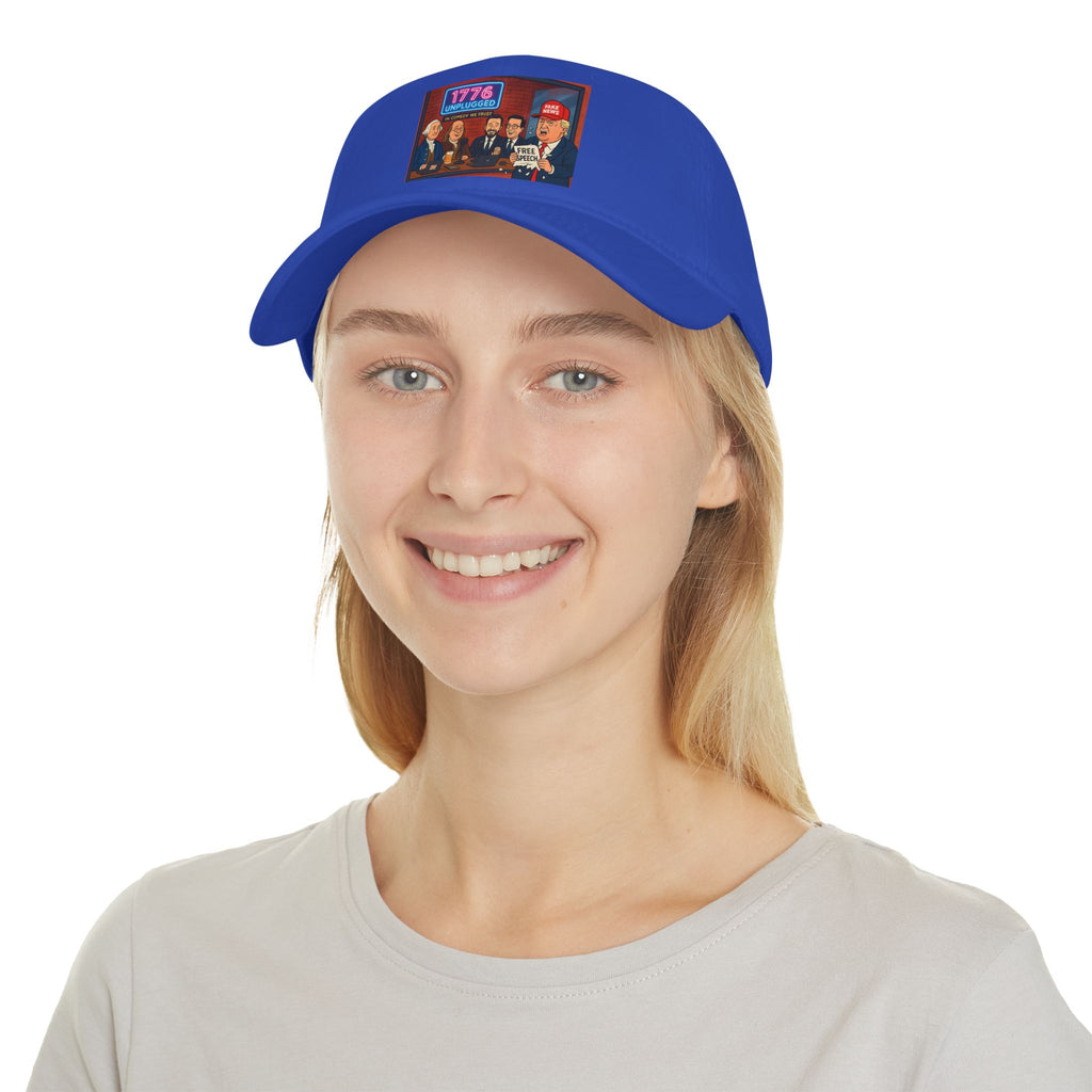 Patriotic Fan Baseball Cap, Unplugged Cap for Sports Events, Great for Gifts, Fourth of July, Outdoor Activities, Casual Wear