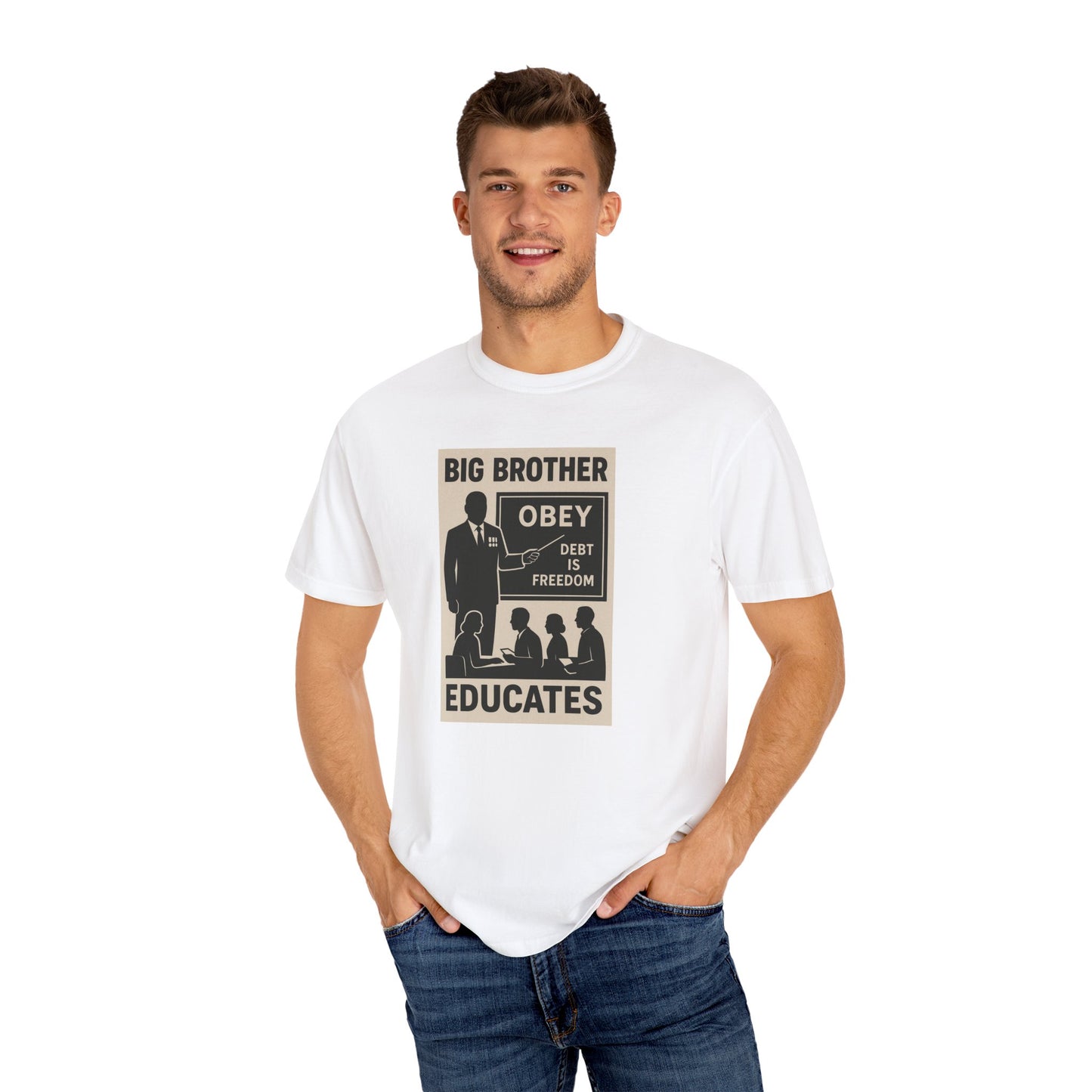Big Brother T-Shirt, Unisex Graphic Tee, Vintage Protest Shirt, Political Statement Tee, Gift for Activists, Comfortable Everyday Wear