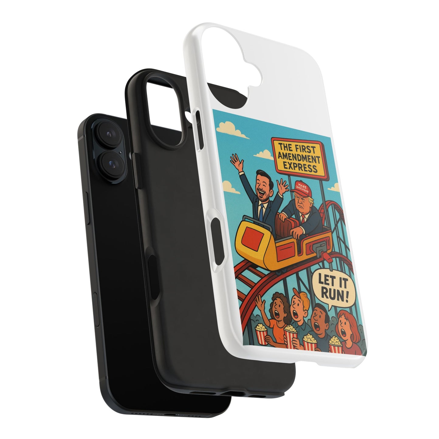 Humorous Roller Coaster Phone Case, Tough Phone Case for Fun-Loving Adults, Gifts for Theme Park Enthusiasts, Unique Tech Accessories, [...]