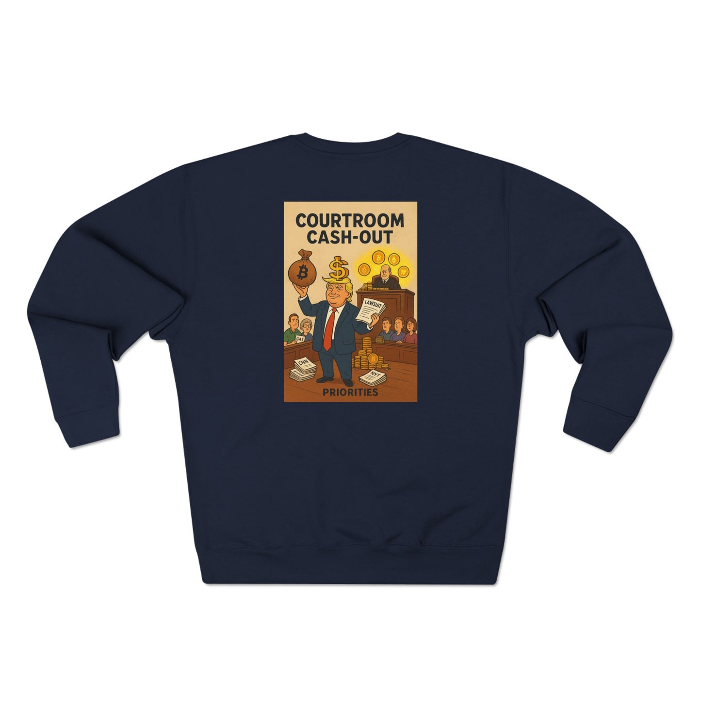 Clever & Bold Unisex Crewneck Sweatshirt, Trending Sweatshirt for Free Speech Advocates, Humor Apparel, Unique Gift Idea, Courtroom [...]