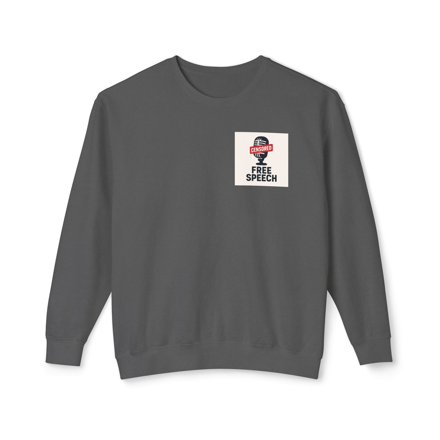 Trump-Inspired Unisex Lightweight Crewneck Sweatshirt, Funny Gift for Dad, Graphic Sweatshirt, Casual Wear, Political Apparel