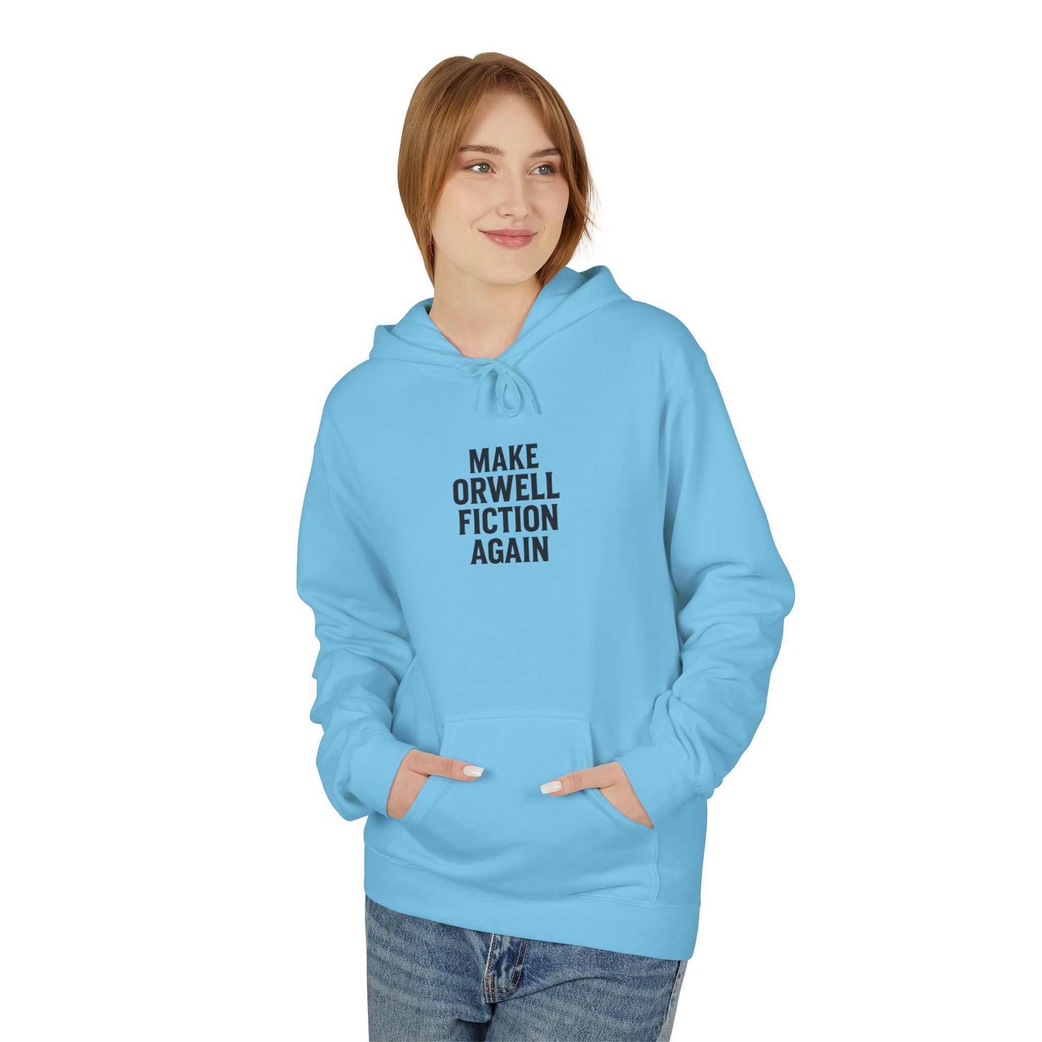 Orwell-Inspired Hoodie: Perfect for Book Lovers, Literary Gifts, Cozy Wear, Dystopian Vibes, Unique Statement Piece