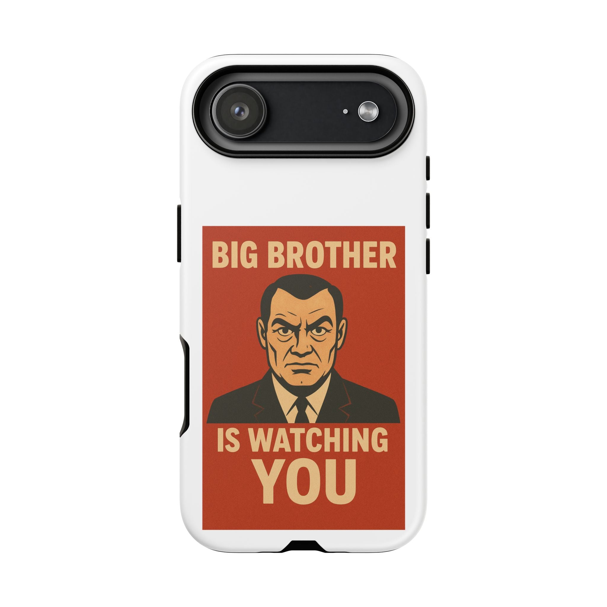Phone Case - Big Brother Is Watching You, Vintage Style Case, Pop Culture Accessory, Unique Gift for Him or Her, Halloween Decor
